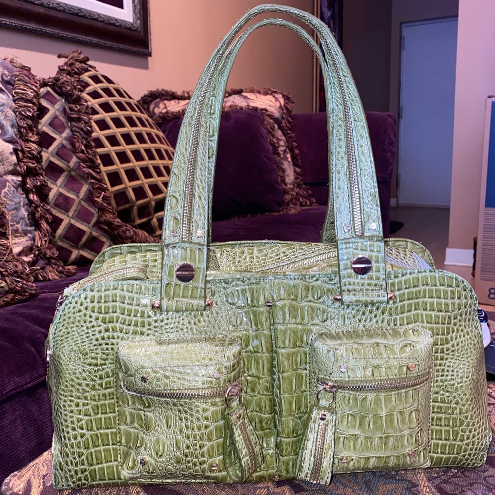 Jessica Simpson crocodile style purse